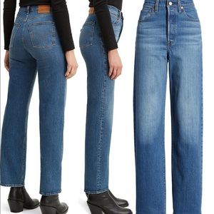 Levi’s Ribcage Super High waist straight leg 26x32